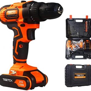 Cordless Drill 21V 2 Speed Drill Screwdriver 17 Torque