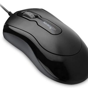Kensington Wired USB 3.0 Mouse – Mouse-in-a-Box Wired Optical USB Desktop Mouse, Ambidextrous Design with Scroll Wheel Computer Mouse – Black…
