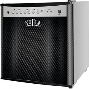 Kuhla 43 Litre Mini Fridge with Ice Box | Novelty Design | Adjustable Thermostat | Door Racks & Removable Shelf | Small Drinks Fridge