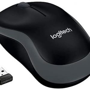 Logitech M185 Enjoy a durable scroll wheel and up to 1 year of battery life with this USB wireless mouse, same reliability of a corded mouse