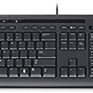 Microsoft Wired Desktop 600 Keyboard and Mouse Set, UK Layout – Black