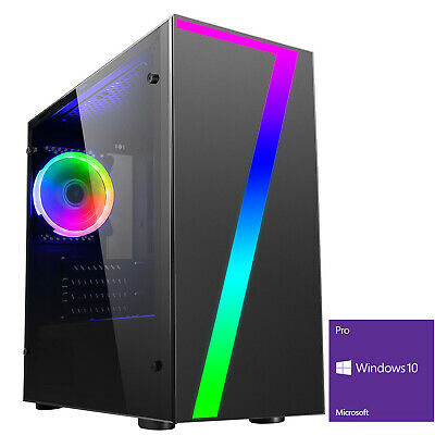 OCHW Ultra Fast AMD Dual Core 3000GE 16GB 1TB 480GB Gaming PC Computer DW