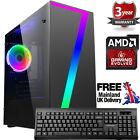 OCHW Ultra Fast AMD Quad Core Bundle8 8GB 1TB Gaming PC Computer Windows 10 VT