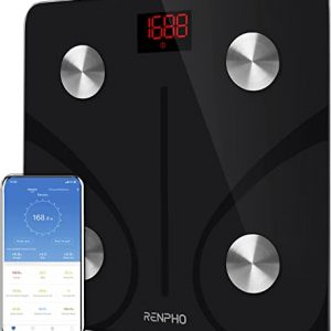 RENPHO Body Fat Scale Bluetooth, Digital Body Weight Bathroom Scales Weighing Scale Smart BMI Scales, Body Composition Monitors with Smartphone…