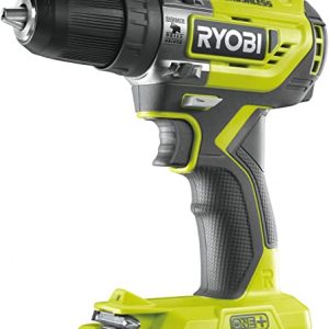 Ryobi R18PD5-0 ONE+ Cordless Brushless Combi Drill, 18 V, Hyper Green