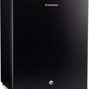 Subcold Eco75 Mini Fridge Black | Table-Top Model | Counter-Top Fridge | Solid Door with Chiller Box | Lock & Key | Energy Efficient (75L)…