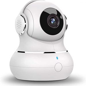 Wifi Camera, Little elf Baby Monitor IP Camera 1080P Security Camera for Pet/Nanny, Dog Camera with Motion Tracking ,Night Vision, Tilt Zoom,Works…
