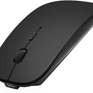 Wireless Bluetooth Mouse Compatible with Laptop / Macbook / iPad / iPhone (iOS13.1.2 and Later) / Android / PC, Rechargeable Mini Silent Mouse for…