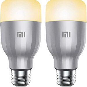 Xiaomi Mi LED Wi-Fi Enabled Smart Bulb E27 White & Colour, 10 W – 2 Pack