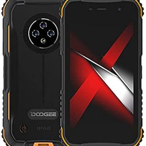 4G Rugged Mobile Phone DOOGEE S35, Android 10 IP68 Outdoor Smartphone Unlocked, Quad Core 2GB+16GB(Support 256GB SD Card),5.0’’HD+ IPS Screen, 13MP…