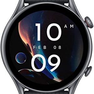Amazfit GTR 3 Pro, 1.45” AMOLED Display, Heart Rate, Sleep, Stress, SpO2 Monitoring, 150+ Sports Modes, GPS, Bluetooth Calls, Music Control