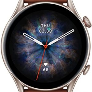 Amazfit GTR 3 Pro Smart Watch with 1.45” AMOLED Display, Sports Watch with 150+ Sports Modes, GPS, Heart Rate, Sleep, Stress, SpO2 Monitoring,…