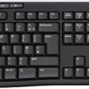 Logitech MK270 Wireless Keyboard and Mouse Combo for Windows, 2.4 GHz Wireless, Compact Wireless Mouse, 8 Multimedia & Shortcut Keys, 2-Year…