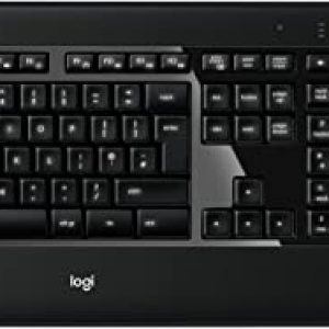 Logitech MX900 Premium Wireless Keyboard and Mouse Combo, 2.4GHz Wireless, Wireless MX Multi-Device Mouse with Any Surface Laser Tracking, Backlit…
