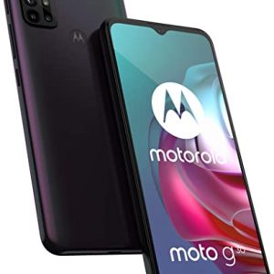 Motorola G30 (6.5 Inch 90Hz, Qualcomm Snapdragon, 64MP quad camera system, 5000 mAH battery, Dual SIM, 4/128GB, Android 11), Dark Pearl