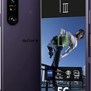 Sony Xperia 1 III – 6.5 Inch 21:9 CinemaWide 4K HDR OLED Display – 120Hz Refresh Rate – Four Lens Options – Android 11 – SIM Free – 12GB RAM -…