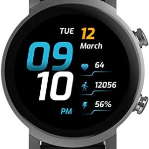 Ticwatch E3 Smartwatch Wear OS by Google with Qualcomm Snapdragon Wear 4100 Platform Google Pay Built-in GPS Heart Rate Monitoring Stress…