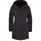 Women’s Designer Winter Parka Quilted Coat Fur Collar Hooded Long Ladies Jacket
