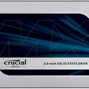 Crucial MX500 1 TB CT1000MX500SSD1-Up to 560 MB/s (3D NAND, SATA, 2.5 Inch, Internal SSD), Black