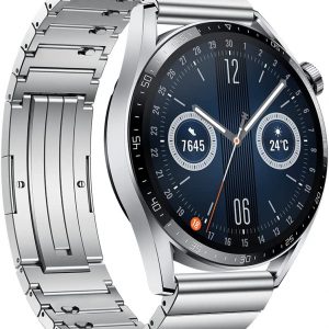 HUAWEI GT3 Watch Supporting more than 100 sports modes like running, cycling, hiking, swimming, jumping rope & skiing. Compatible iOS/Android