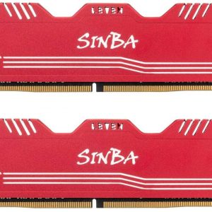 LEVEN SINBA 32GB Kit(2 x 16GB) DDR4 DRAM 3000MHz (PC4-24000) U-DIMM Gaming Desktop Memory Module – RED