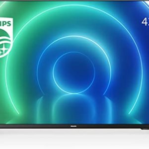 Philips 43 Inch Smart TV 4K. LED Television ideal for Netflix, YouTube and Gaming/Google Assistant and Alexa/HDR Picture, Cinematic Dolby Vision &…