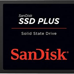 SanDisk SSD PLUS 480 GB SATA III 2.5-Inch Internal Solid State Drive, SDSSDA-480G-G26 , Black