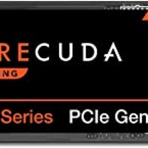 Seagate FireCuda 530, 1 TB, Internal Solid State Drive – M.2 PCIe Gen4 ×4 NVMe 1.4, transfer speeds up to 7,300 MB/s, 3D TLC NAND, 1,275 TBW, 1.8M…