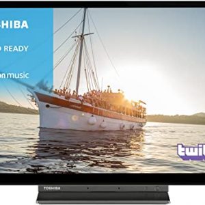 Toshiba 32WK3A63DB 32-Inch HD Ready Smart TV with Freeview Play, Alexa Built-in (2020 Model), Black