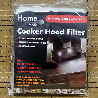 Universal Cooker Hood Extractor Fan Filter - Cut To Size - 47cm x 57cm