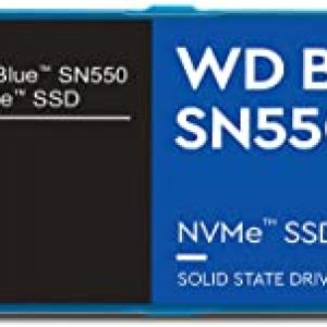 WD Blue SN550 500GB High-Performance M.2 PCIe NVME SSD, with up to 2,400MB/s read speed Western digital-designed controller & paierd