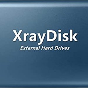 XrayDisk 2TB External Hard Drive High-Speed Read Write USB 3.1 Portable SSD 2000GB Hard Drive, Mobile External Solid State Drive- Up to 540MB/s