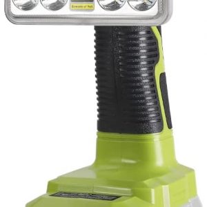 18V Tools LED Light Portable Outdoor Long-Range Spotlight 9W 1000LM Flashlight Cordless LED Work Light Compatible with Ryobi ONE+ 14.4V-18V Li-ion…