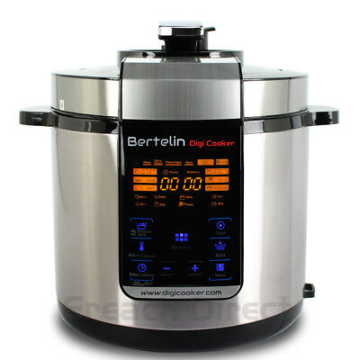 6L Multi Function Pressure Cooker Sous Vide Rice Slow Steam Yogurt Bertelin Digi