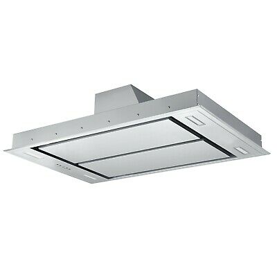 Cookology CEI1100SS 110cm Stainless Steel Ceiling Island Cooker Hood & Remote