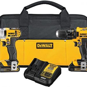 DEWALT 20V MAX Impact Driver and Drill Combo Kit (DCK280C2)