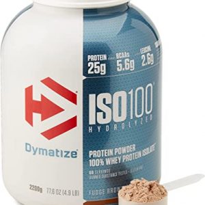 Dymatize ISO 100 Fudge Brownie 2.2 kg – Whey Protein Hydrolysat + Isolat Powder