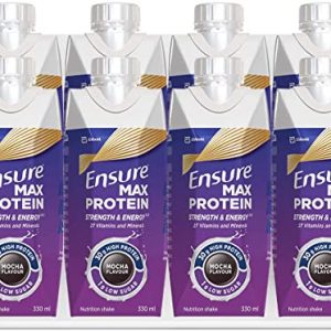 Ensure Protein Shakes Increase energy and helps keep you active throughout the day. low fat serving contains 1g sugar & just 150 calories