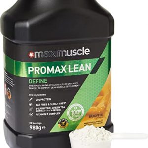 Maximuscle Promax Lean | Whey Protein Sports Supplement Powder for Lean Muscle Development | Banoffee, 980g – 28 Servings