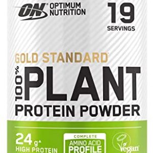 Optimum Nutrition ON Gold Standard 100% Plant Protein, High Protein Vegan Powder, Vanilla, 19 Servings, 684 g, Packaging May Vary