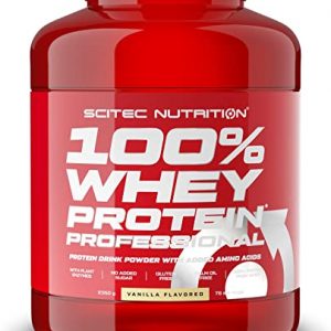 Scitec Nutrition 100% Whey Professional Protein Powder – 2350g, Vanilla