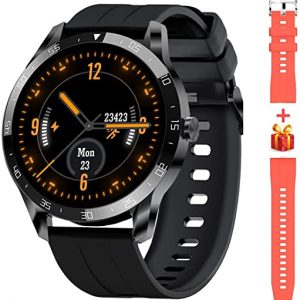 Blackview Smart Watch for Men, Full Touch Screen Fitness Trackers with Heart Rate Sleep Monitor, Fitness Watch with 5ATM Waterproof Pedometer…