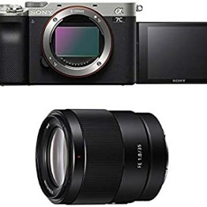 KIT SONY ALPHA 7C SILVER + FE 35mm f/1.8