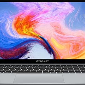 Laptop 15.6 Inch TECLAST F15 Plus 8GB RAM 256GB ROM, Windows 10, USB 3.0*2, Dual Band Wifi(2.4G/5G) PC, FHD 1920X 1080 IPS, Intel N4120 Processor…