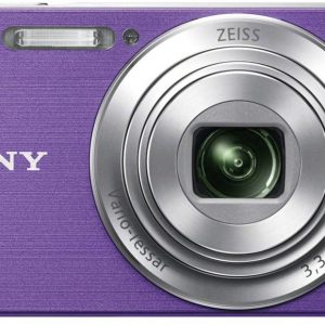 Sony DSCW830 Digital Compact Camera – Purple (20.1MP, 8x Optical Zoom) 2.7 Inch LCD