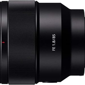 Sony SEL85F18 E Mount Full Frame 85 mm F1.8 Prime Lens – Black