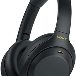 Sony WH-1000XM4 Noise Cancelling Wireless Headphones – 30 hours battery life – Over Ear style – Optimised for Alexa and the Google Assistant – with…