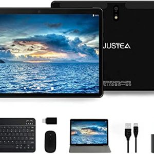 Tablet 10.1 inch Android 10.0 – JUSYEA J5 Tablets Ultra-portable – RAM 4GB | 64GB Expandable – 8000mAh Battery – WIFI —Mouse | Keyboard and More…