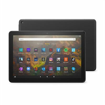 Amazon Fire HD 10 Tablet with Alexa Hand Free 32GB, 1080p Full HD UK Stock Black
