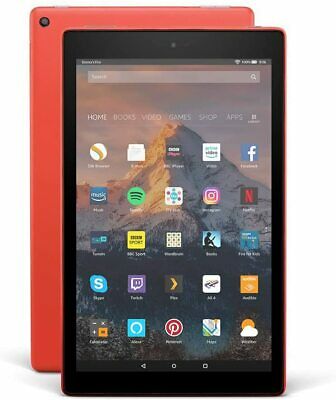 Amazon Fire HD 10 Tablet with Alexa Hand Free 32GB, 1080p Full HD UK Stock Red
